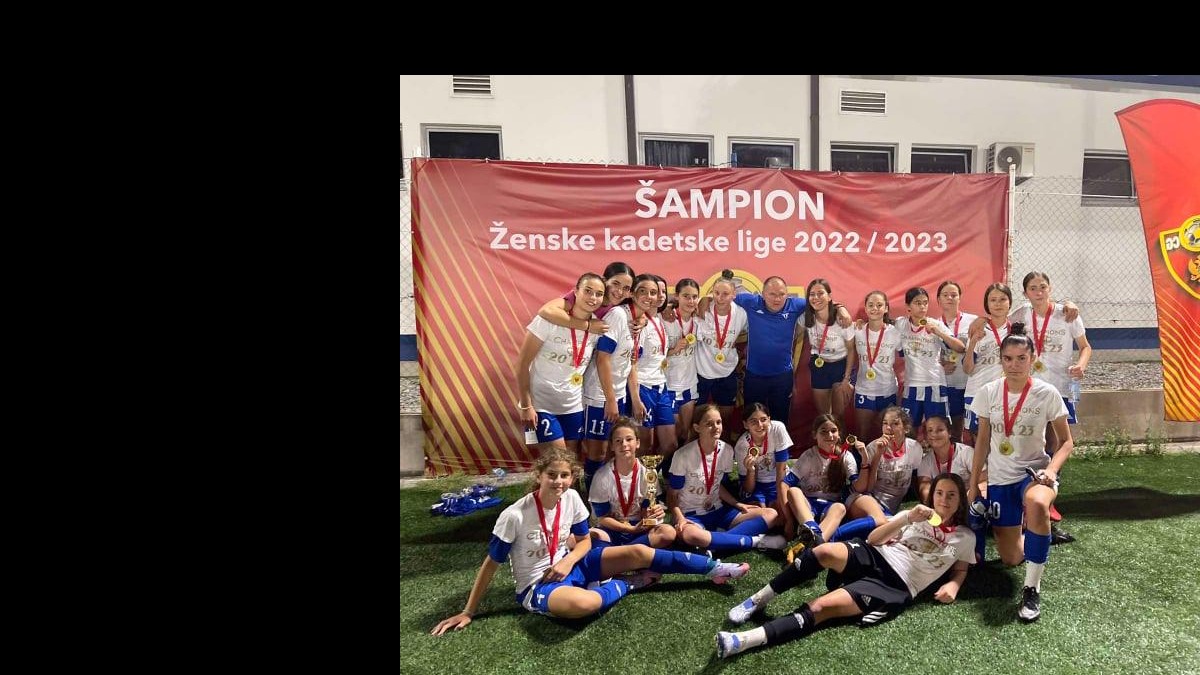 Fudbalerke Budućnosti pobjednice Ženske kadetske lige